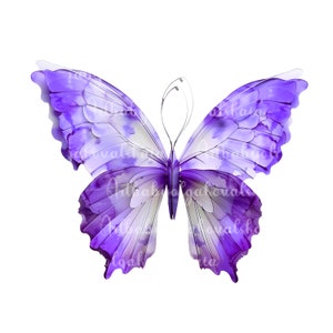 Clipart de borboleta aquarela PNG, DOWNLOAD DIGITAL