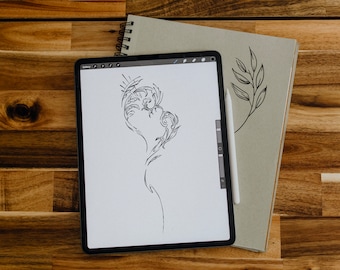 Custom Floral Tattoo Design for Women (Digital Download)