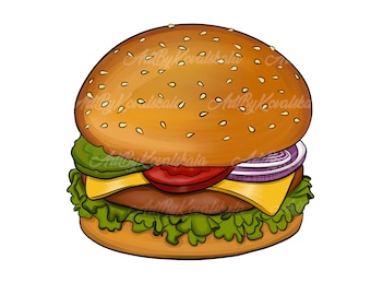 Hamburger PNG, Hamburger Clipart, Fast Food, Téléchargement numérique