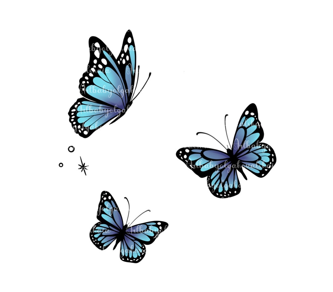 Butterfly PNG, Butterflies Clipart, Digital Download Etsy