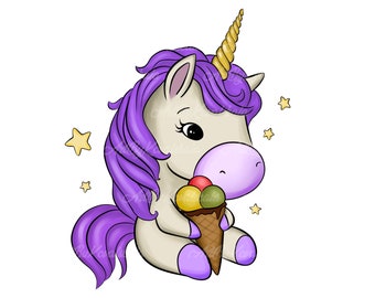 Unicorn PNG, Unicorn Clipart, Digital Download, Commercial Use