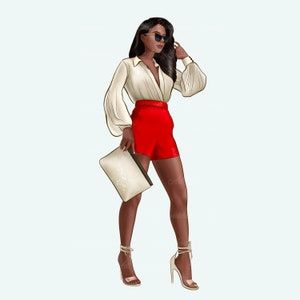 Fashion Girl PNG, Fashion Clipart, PNG, Fashion, Digital Download