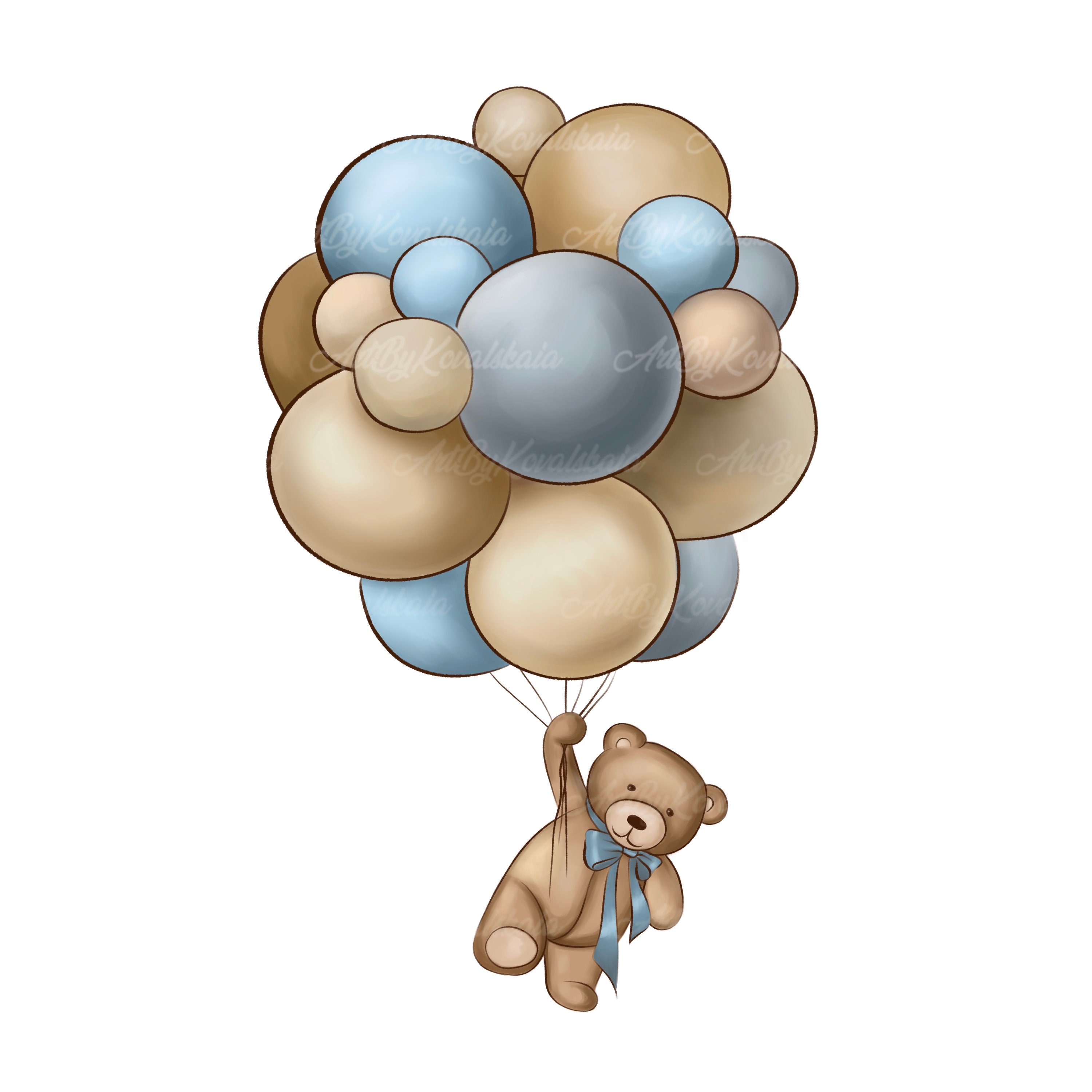 Teddybär Clipart Teddybär PNG Baby Shower PNG Digitaler | Etsy