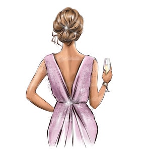 Fashion Girl, PNG, Fashion Clipart, Digital Download, Commercial Use