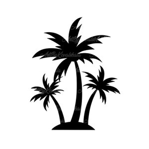 Palm Trees, Palm Tree PNG, Digital Download