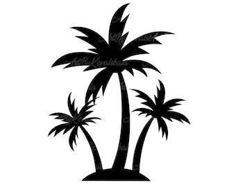 Palm Trees, Palm Tree PNG, Digital Download