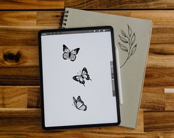 Tattoo Design For Women, Tattoo Butterflies, Personalized Tattoo Design, Digital Download