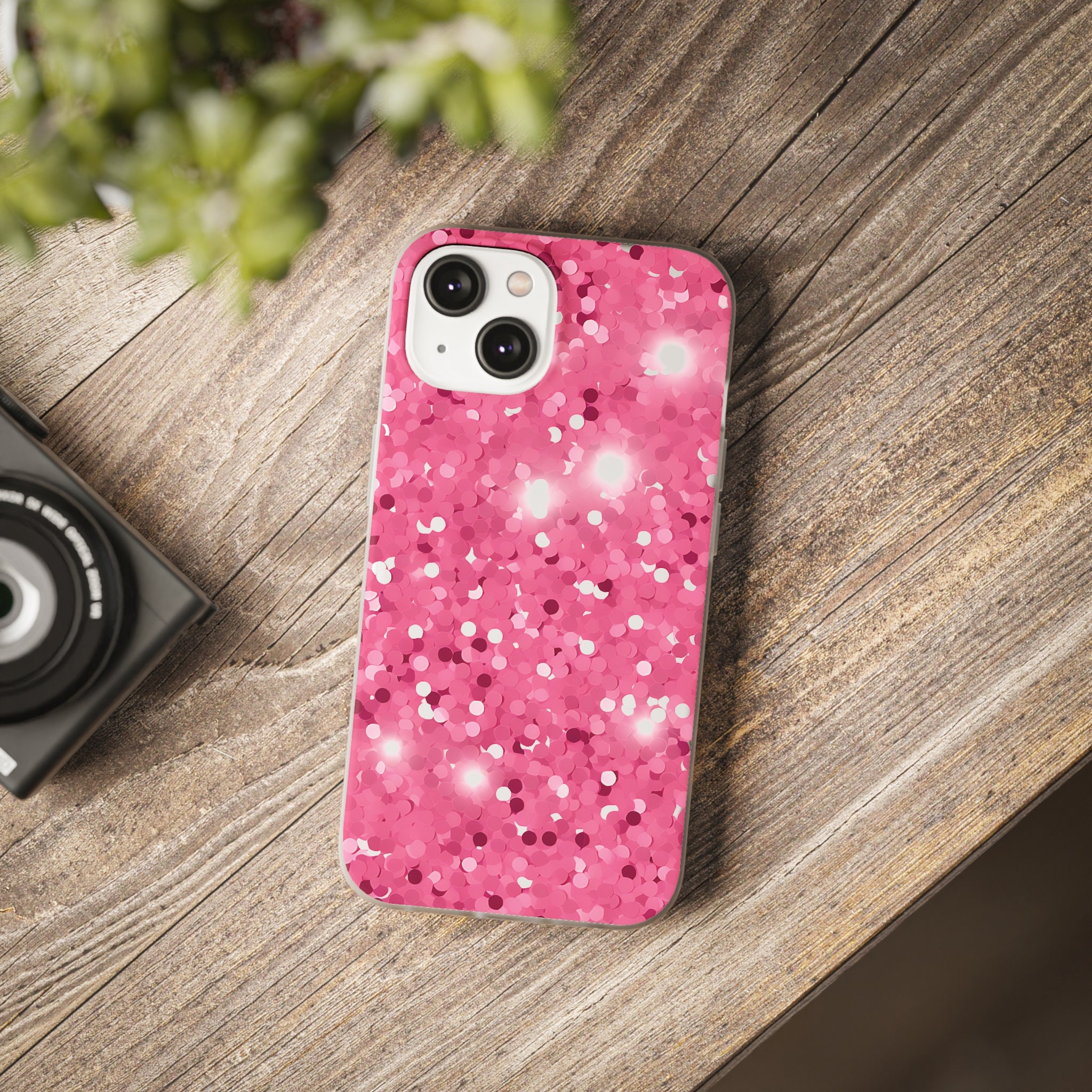 4 Glitter Digital Paper, Pink Seamless Glitter Pattern Bundle, Instant ...