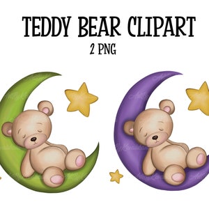 Teddy Bear Clipart, Bear PNG, Baby Shower, PNG, Digital Download, Commercial Use