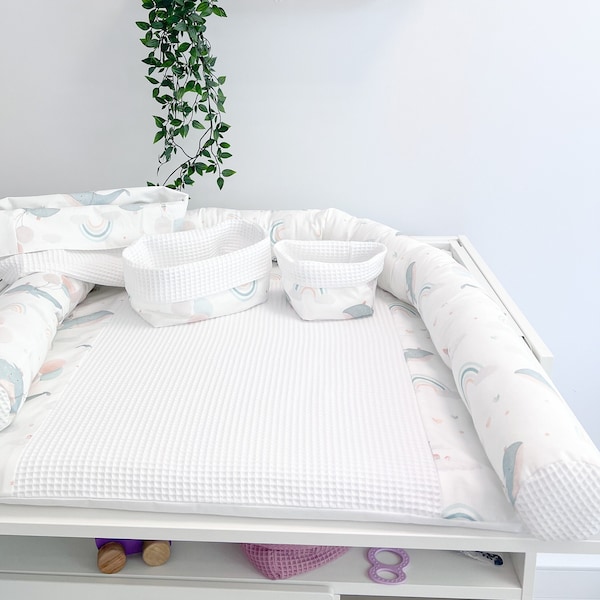 Matelas a langer, wickelauflage, fasciatoio, cambiador bebe, Changing pad, baby changing table, Fabric  mat, Baskets for nursing, Gift baby