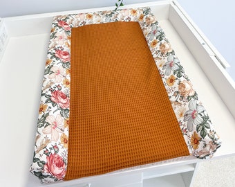 Wickelunterlage, Tischtablett, Tischaufsatz, Stoffbezug Baumwolle, Wickelunterlage, Wickelunterlage, tragbare Unterlage