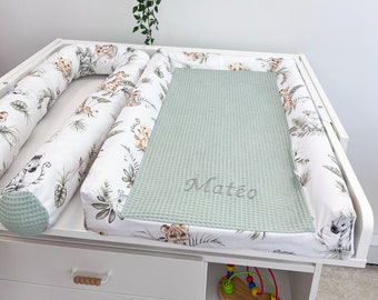 housse de matelas à langer, plateau de table, dessus de table à langer, housse en tissu de coton, matelas à langer, changement de couche, tapis portable, dessus de table à langer