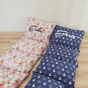Tienda de campaña para niños con almohada de algodón para fiestas de pijamas, juego de cama para dormir en el suelo, cama de algodón con almohada, colchoneta de camping personalizada para niños, colchoneta de descanso para niños, columpio Kalis