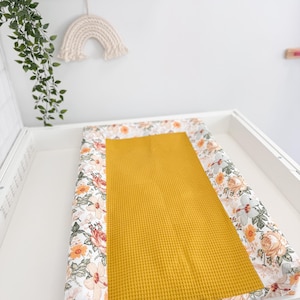 Funda para cambiador, bandeja para mesa, cubrecambiador, funda de tela de algodón, cambiador, tapete portátil, tablero para cambiador, cambio de pañales