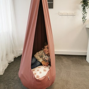 Cocoon toddler swing Indoor hammock chair Hanging seat Choose you style swing Toddler gift Nursery decor Hanging chair Porch swing