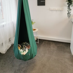 Cocoon toddler swing Indoor hammock chair Hanging seat Choose you style swing Toddler gift Nursery decor Hanging chair Porch swing