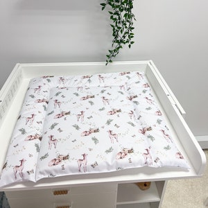 Cambiador de bebé resistente al agua con diseño floral, cambiador resistente al agua, juego de cambiador, cambiador para bebé, cambiador repelente al agua, guardería para bebé