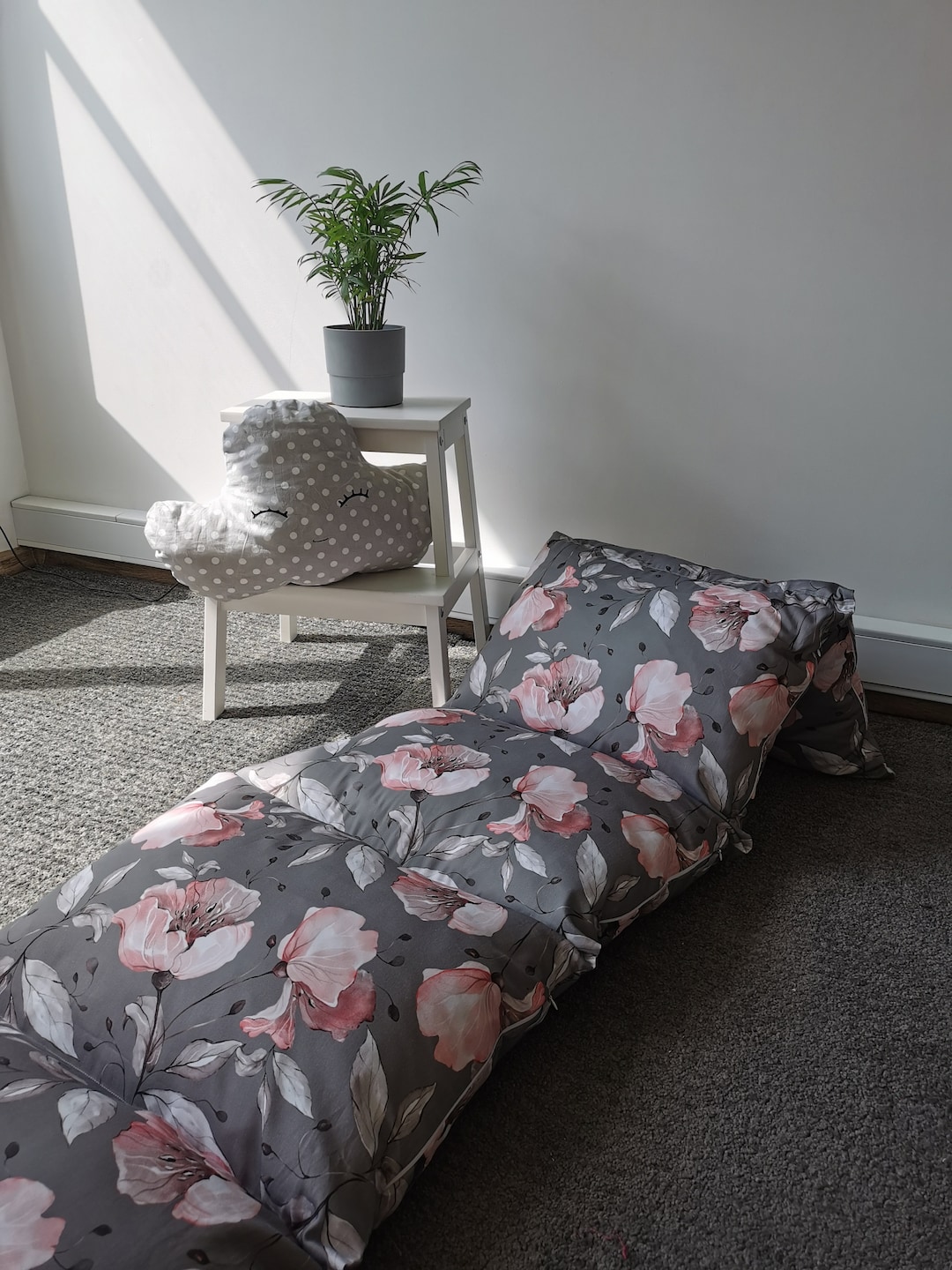 Tent Sleepover Mat, Pillow Bed, Floor Lounger, Cotton Mat, Personalized