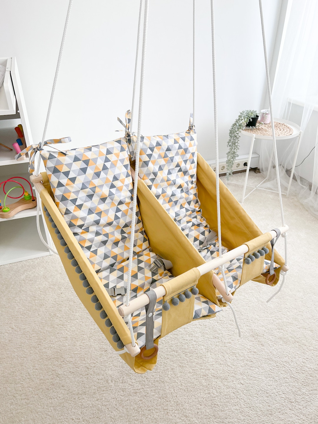 Twin Hammock Swing, Gift for Twins, Toddler Swing, Twins, 1st Birthday Twins, Schaukel