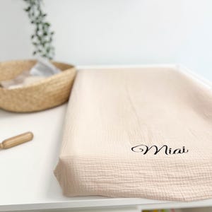 Funda para cambiador, Funda transpirable de doble gasa, Cambiador de pañales, Cambiador portátil