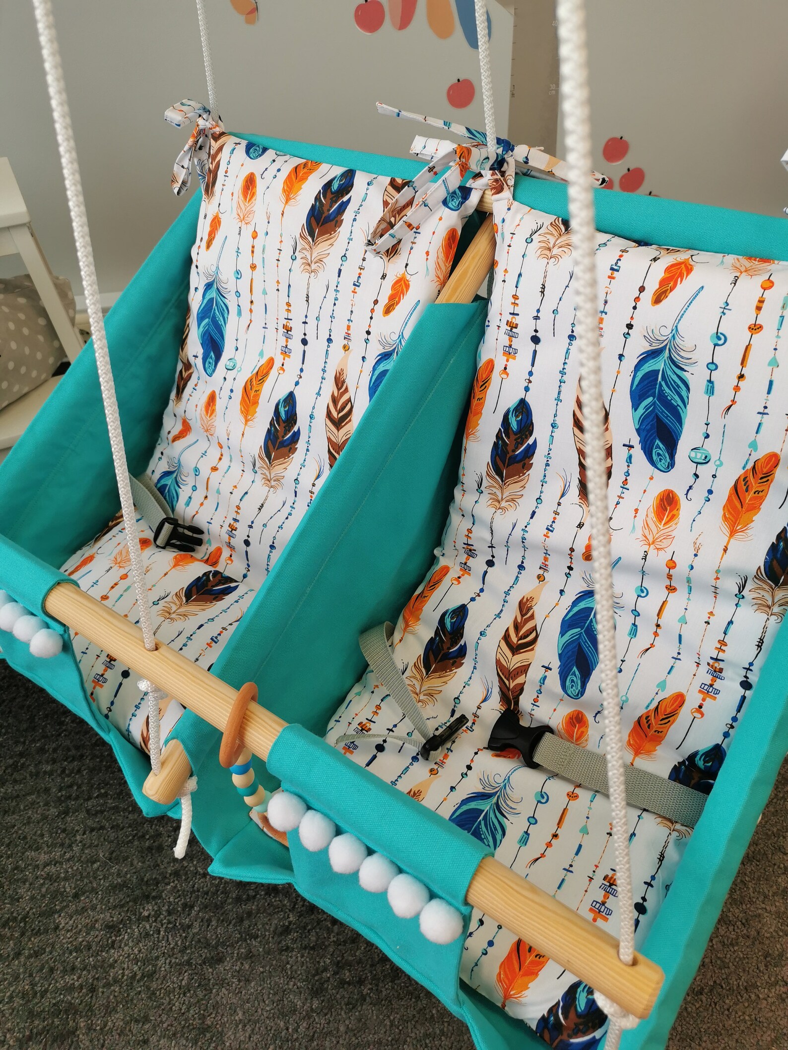 Hammock swings twins Baby hammock swings Newborn Twin Etsy