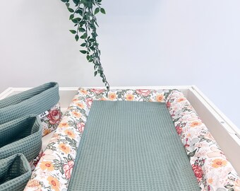 Housse Matelas à Langer Coton Bébé YIN Housse De Matelas à Langer Tapis De Table à Langer Doux Et Housse Coton Lavable Nouveau-né
