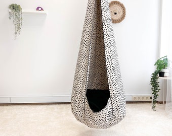 Cocoon swing Kids, Haga su propio diseño, Regalo personalizado para niños, Columpio para niños pequeños, Silla hamaca, decoración de sala de juegos Silla colgante para niños, regalo