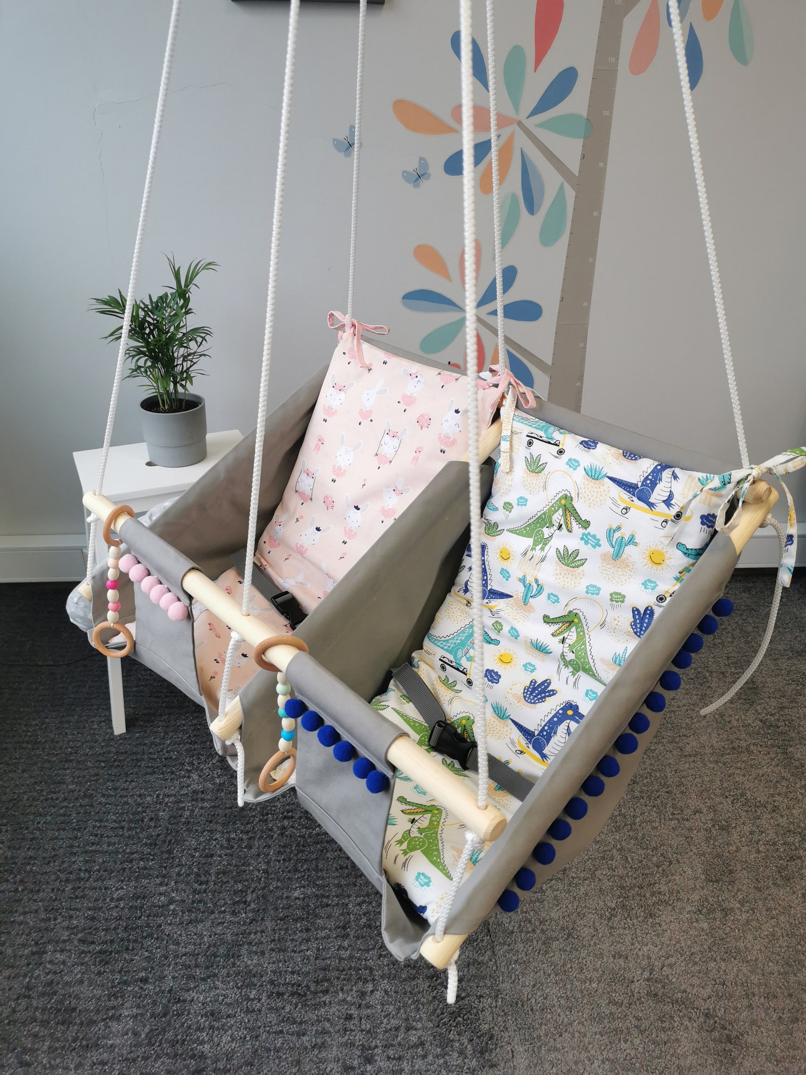 Baby Hammock Swings for Twins Baby Swing for Newborn Twin Etsy