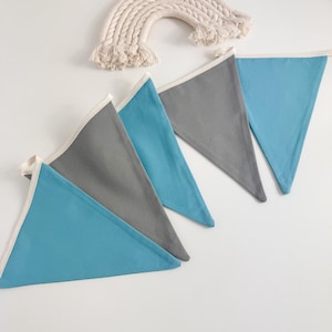 Hanging triangle flag pennant banner, bunting banner, triangle bunting, pennant chain, wimpelkette fur kinder, cotton flags, party decor