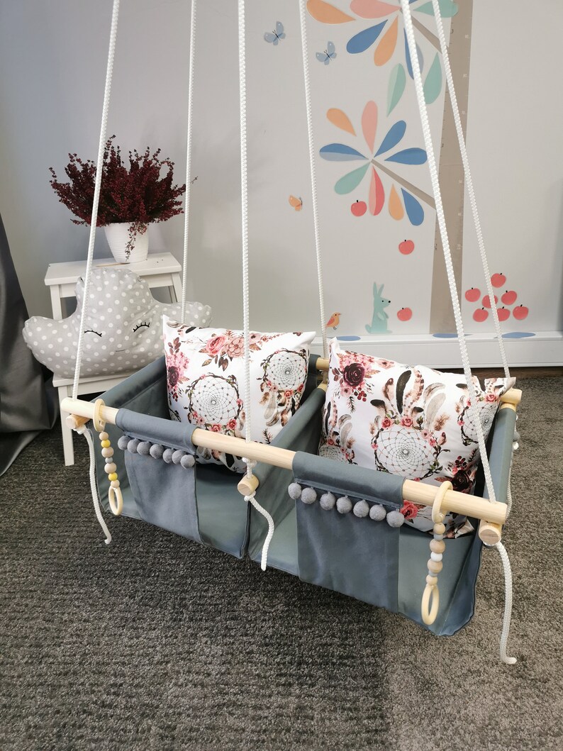 Swing for Twins Baby Swing Swing Chair Twin Baby Indoor Etsy