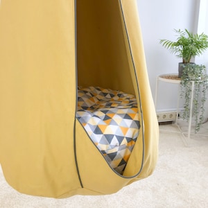 Hanging swing for kids, Hammock chair, Cocoon swing, Toddler swings, indoor swings, Outdoor porch swing, kids swing set, Hammock swing kids
