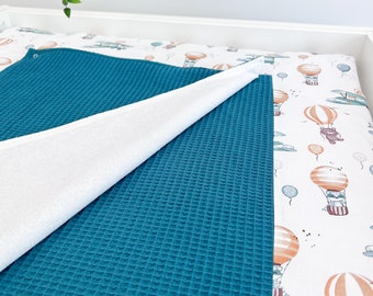 Changing mat with extra sheet, Water resistant changing pad, winding pad,Changing mat Changing table mat baby nursery, Wasserabweisende