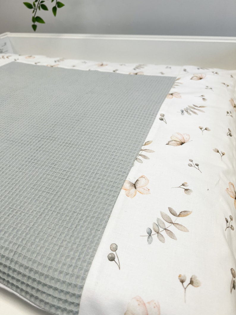 White Changing Mat Changing Mat in Fabric, Baskets for Nursing, Changing Pad, Baby Room ...