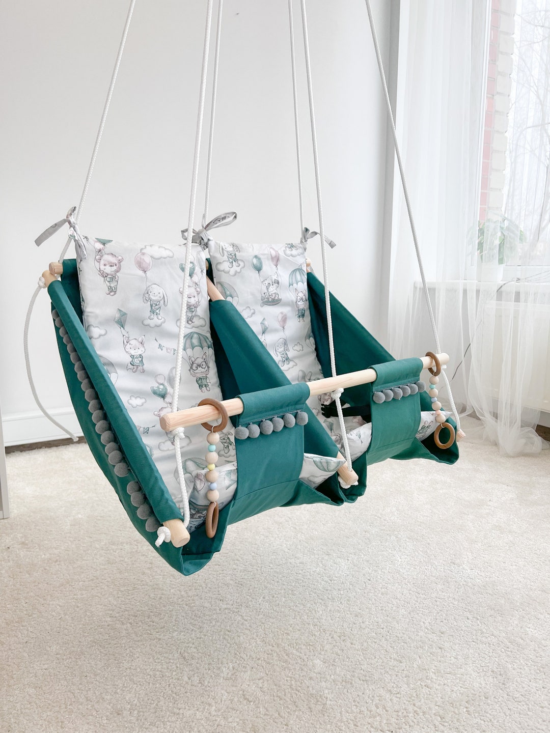 Swings for Twins Indoor Swing for Toddler Hammock Swing Etsy