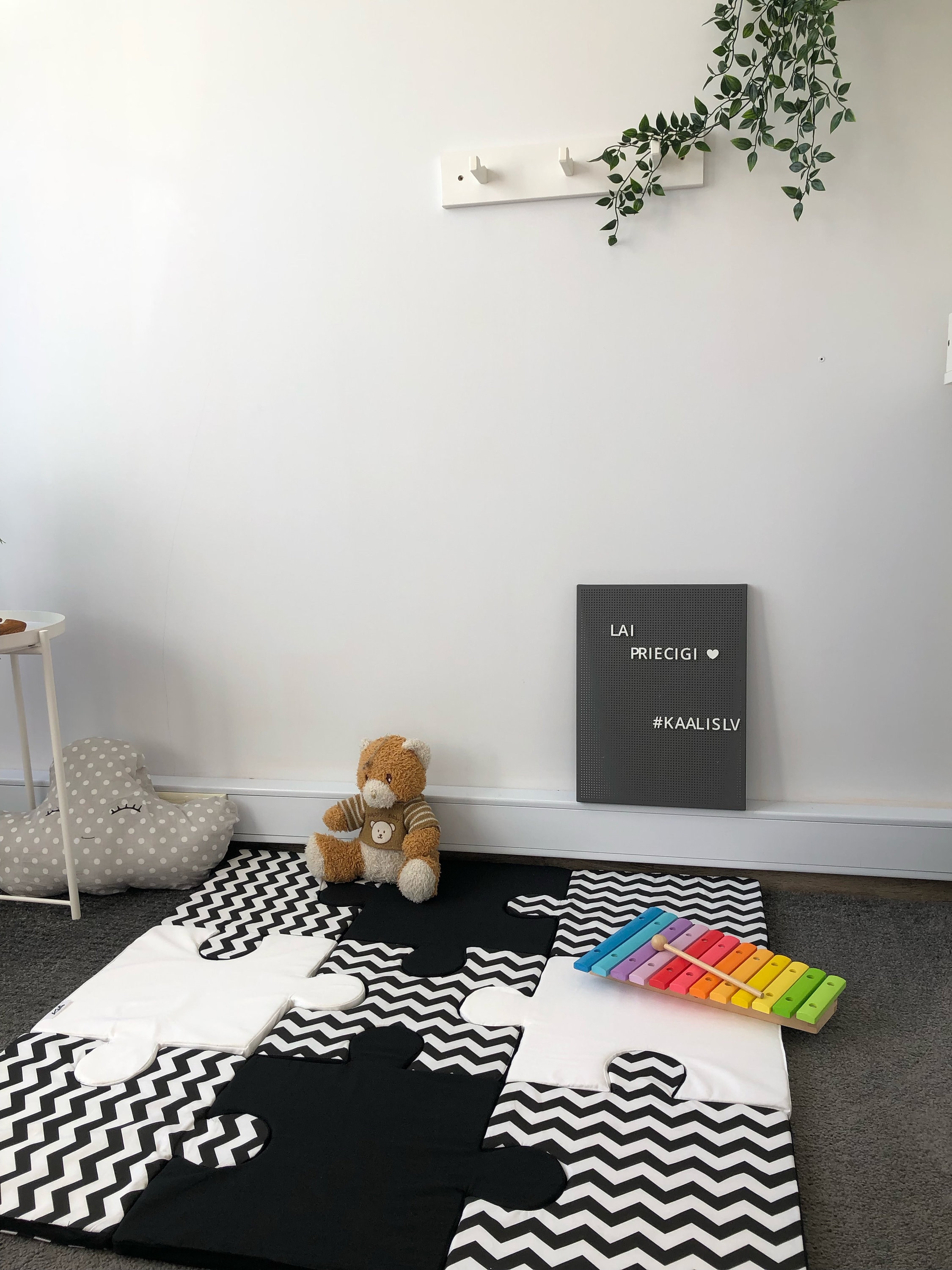  TBY Jigsaws Puzzle Play Mats, alfombra de gateo entrelazada  para bebé adecuado para la zona de juegos de niños, sala de estar,  dormitorio, gimnasio, decoración perfecta del hogar, beige y marrón
