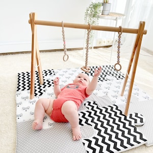Baby Play Mat, Nursery Rug, Nursery Decor, Baby Floor Rug, Baby Puzzle mat, Padded Toy Rug, Foldable infant rug, Baby room mat, Kalis Swing
