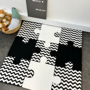 Baby play mat nursery rug, playmat, padded toy rug, Kids soft mat, toy room mat, Nursery rug, nursery decor, baby floor rug, baby puzzle mat