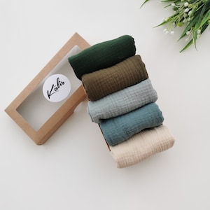 Baby muslin cuadrado Paños para eructos para bebés Paños de doble gasa gris de color sólido Paños de lactancia Paños de lavado de cara Edredón para bebés lactancia