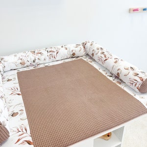 Cambiador de tela, Cestas para lactancia, Cambiador, Decoración habitación bebé, Habitación infantil monocromática, Regalo, Cambiador de viaje
