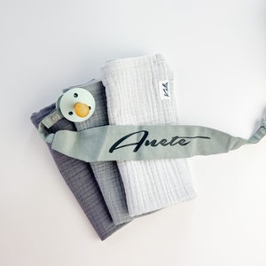 Babyshower regalo bebé niña niño Bebé muselina cuadrado Paños para eructos de bebé Paños de gasa de color sólido gris Paños de enfermería Paños Edredón de lavado de cara