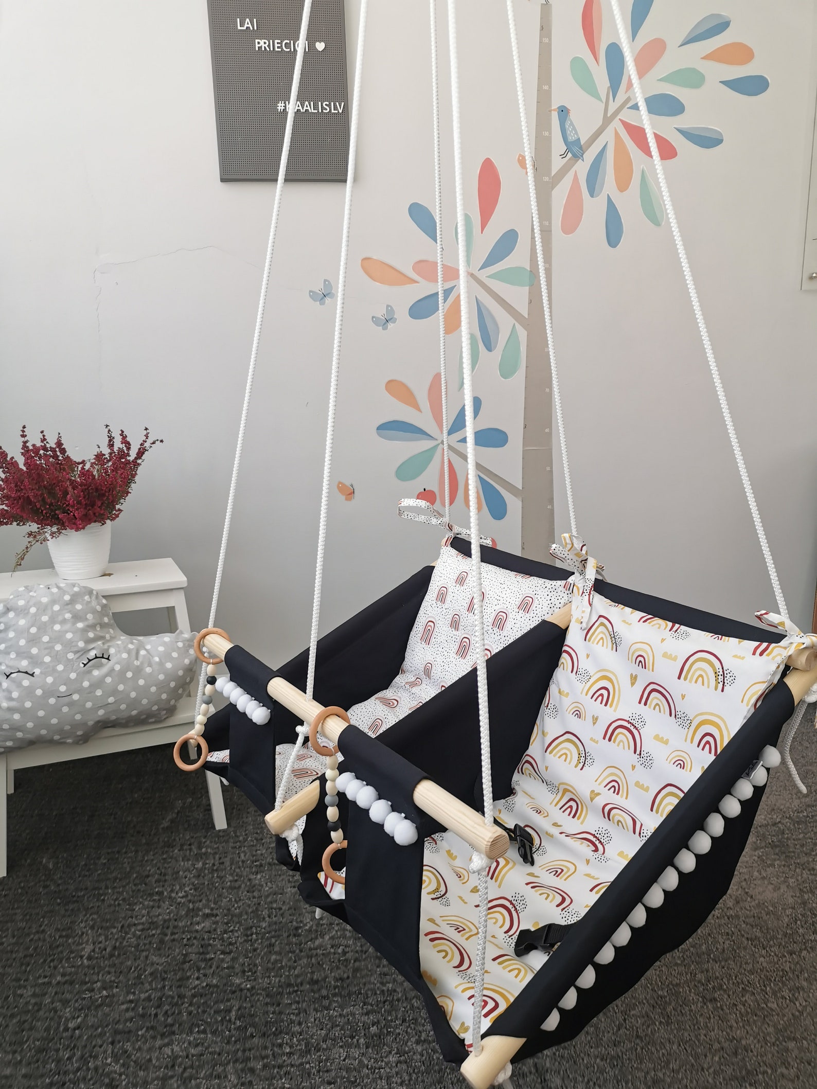 Baby hammock swings for twins Baby swing for newborn Fabric Etsy