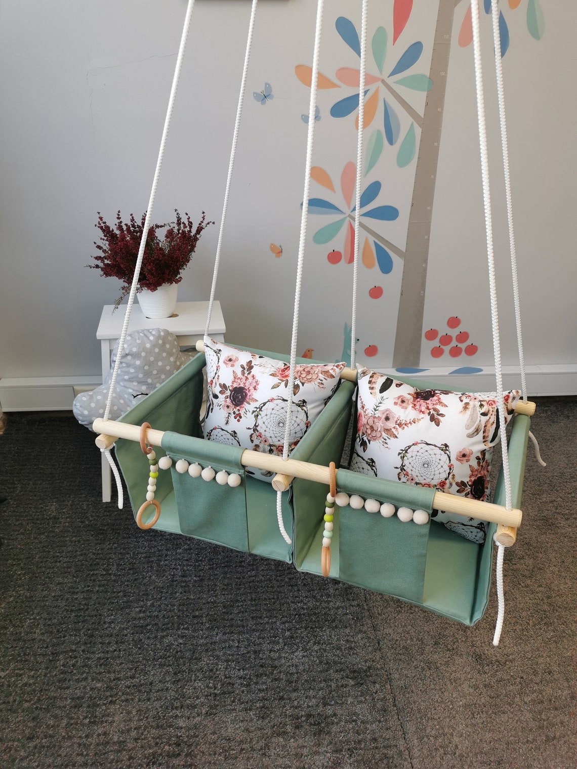 Swing for Twins Baby Swing Swing Chair Twin Baby Indoor Etsy