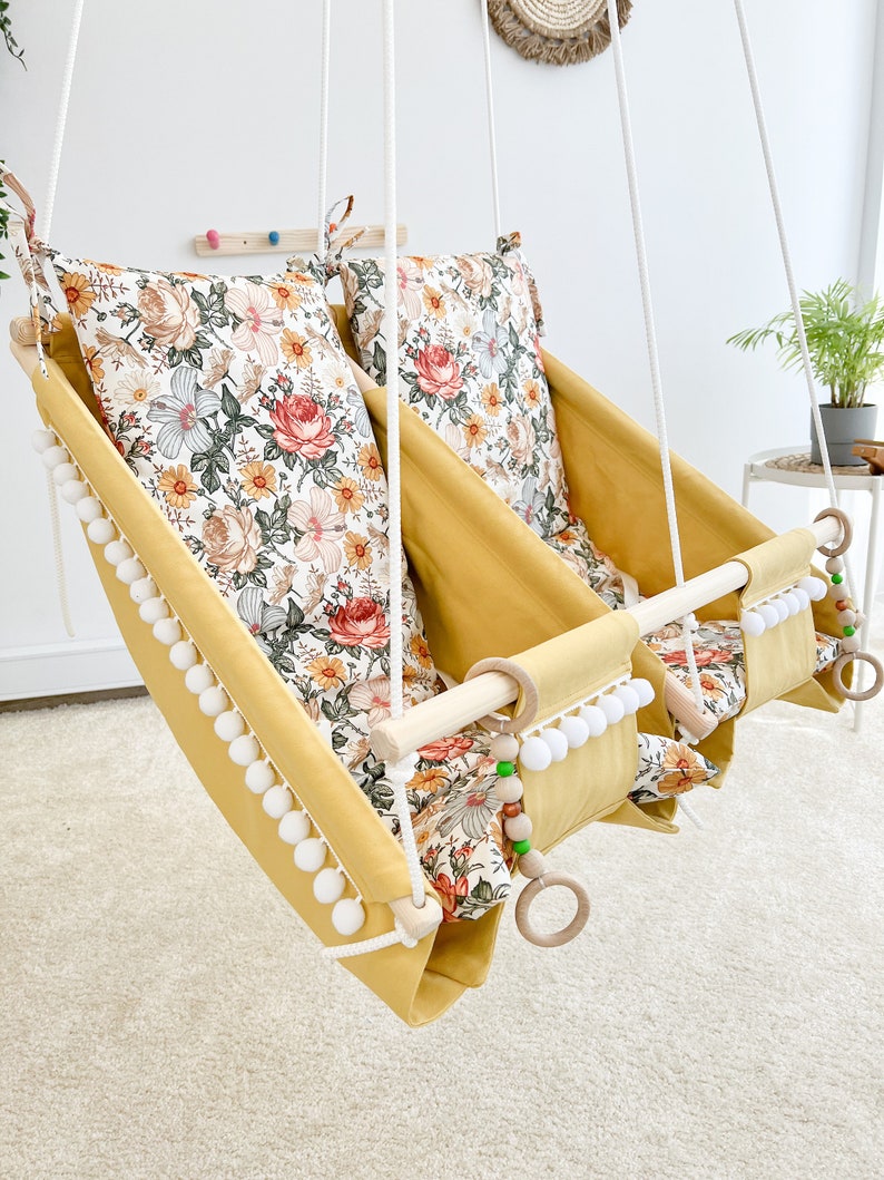 Swings for Twins Indoor Swing for Toddler Outdoor Twin Swing Etsy