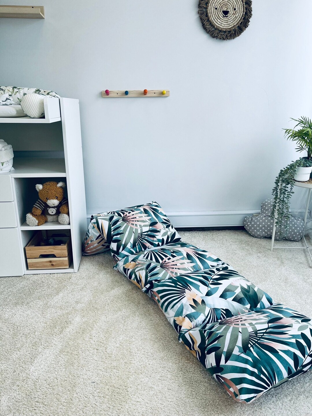 Floor Mat Kids, Sleepover Bed, Floor Bed, Travel Bed Camp, Folding Mat