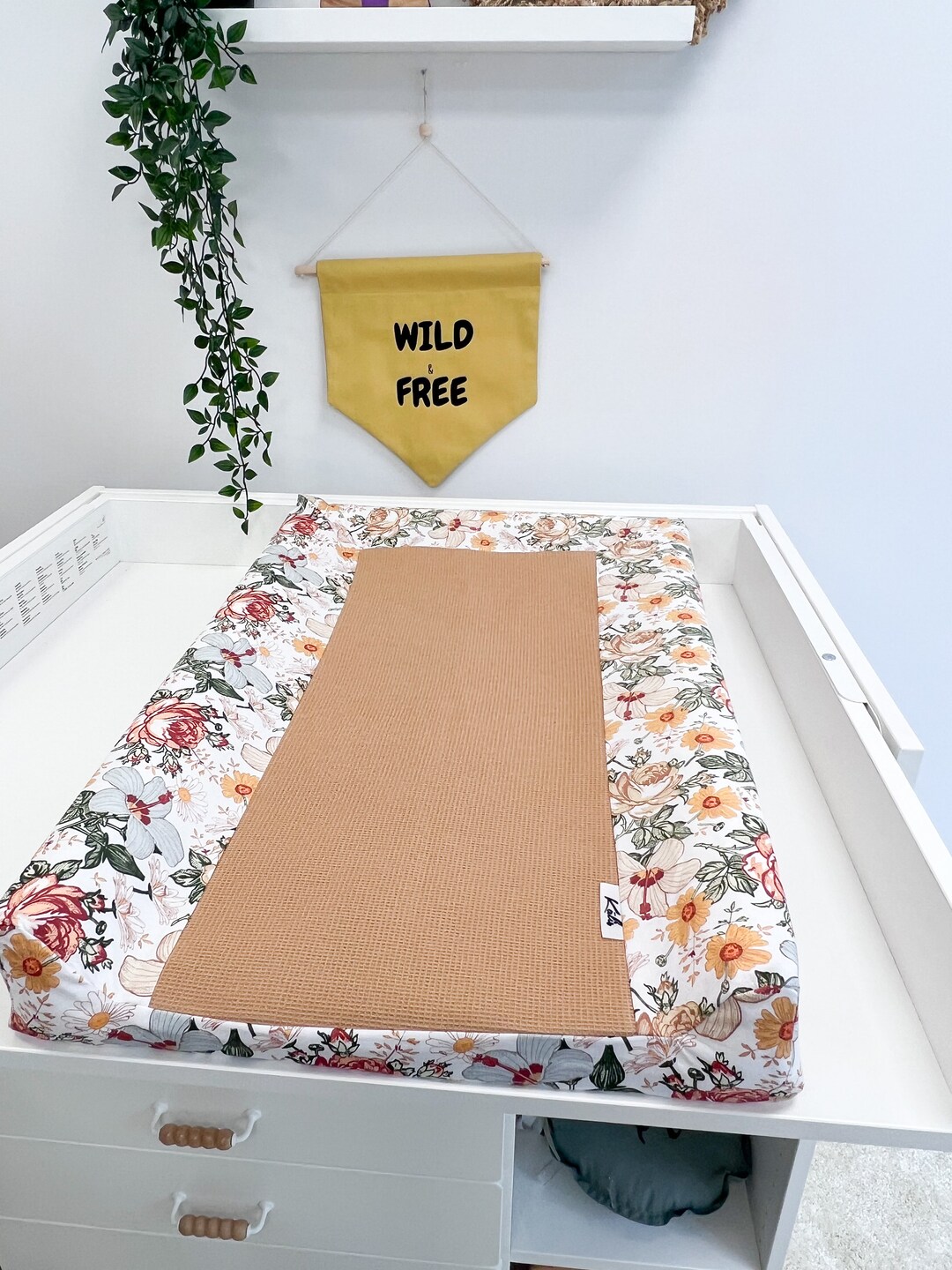 Changing Mat Cover, Double Gauze Breathable Cover, Diaper Changing Mat, Portable Changing Mat