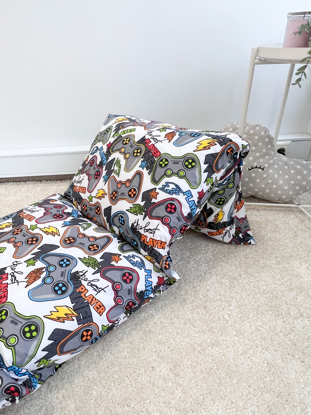 Tent Sleepover Set Floor Rest Mat Cotton Mat Pillow Bed Etsy