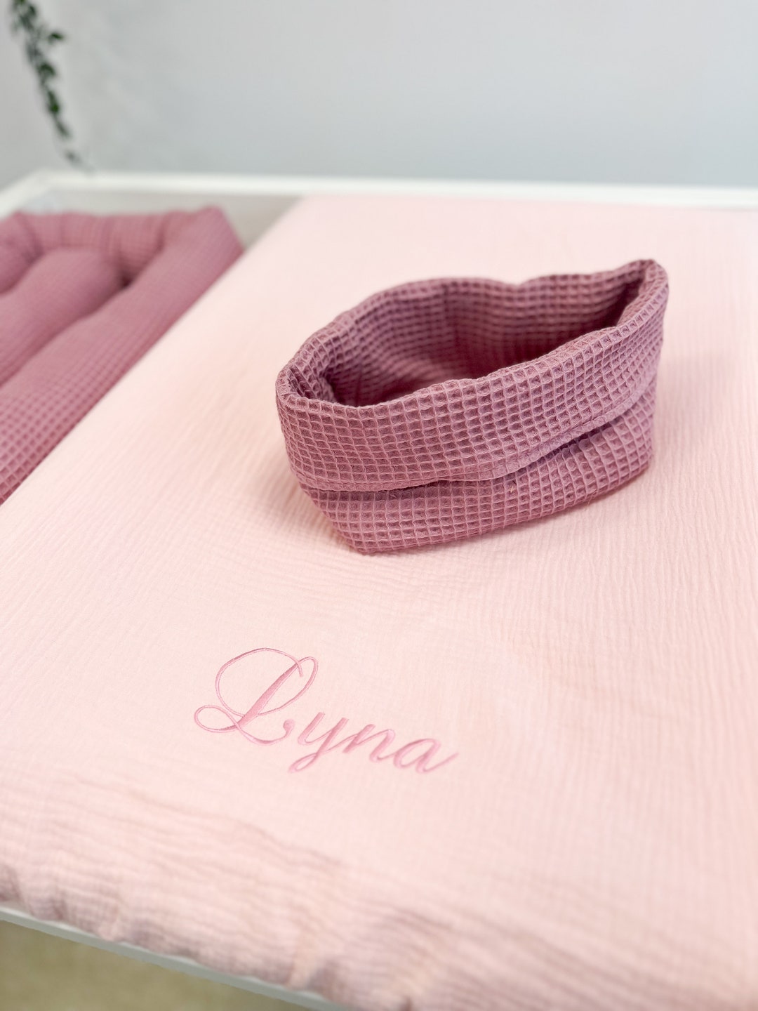 Changing Mat Cover, Double Gauze Breathable Cover, Diaper Changing Mat