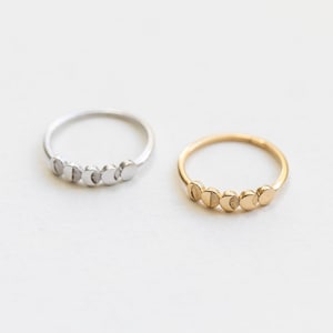 Mond Phasen Ring - Geburtstag Geschenk - Beste Freundin Geschenk - Brautjungfern Geschenke - Mond Ring - Sternzeichen Ring - Minimal Ring - Boho Schmuck