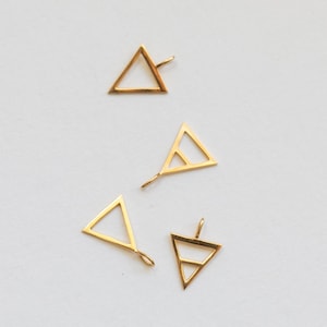 14k Gold Plated Two Elements Necklace: Earth, Air, Fire, Water