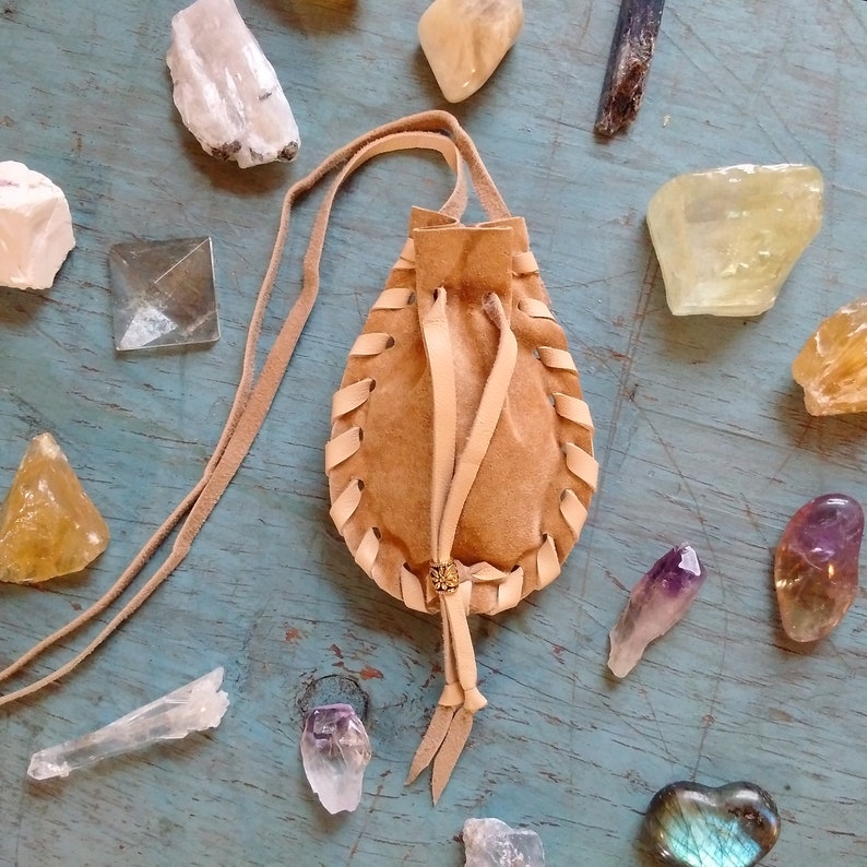 Medicine Bag Necklace Color Choices Medicine Pouch Necklace Etsy